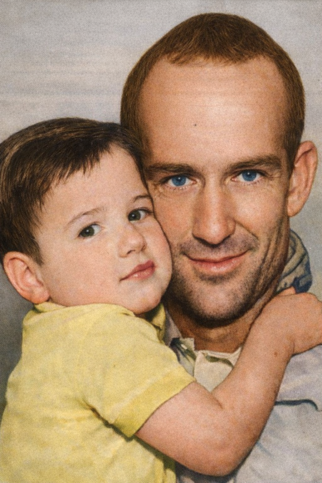 Olney trainer LeBlanc with son Bernard 1935