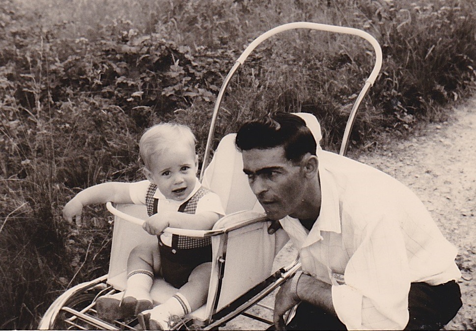 1966 Germany, Ben & his Dad Joe 