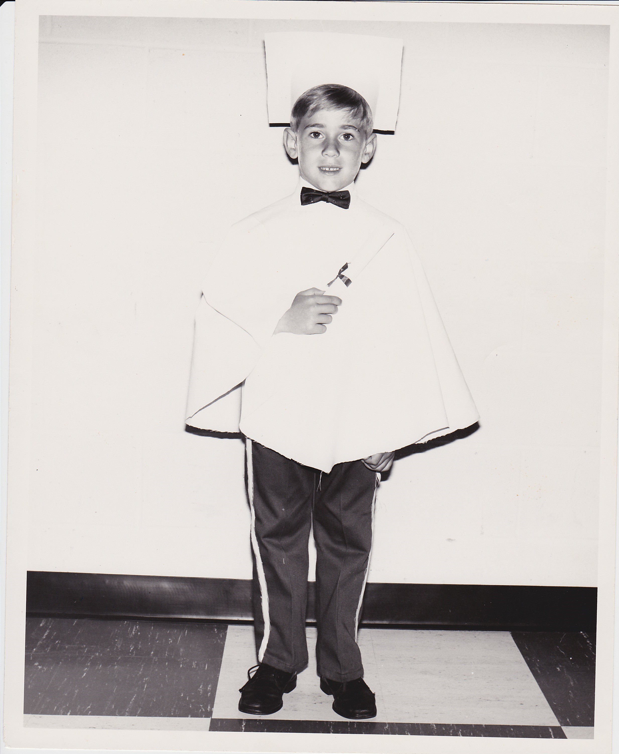 Oromocto NB 1969, Ben graduating Kindergarten
