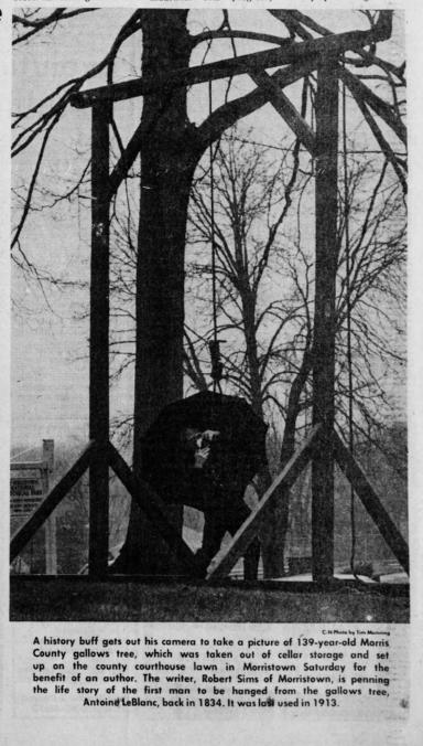 Antoine LeBlanc 1973 Gallows re-assembled