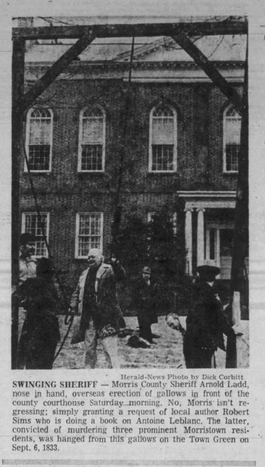 Antoine LeBlanc 1973 Gallows re-assembled