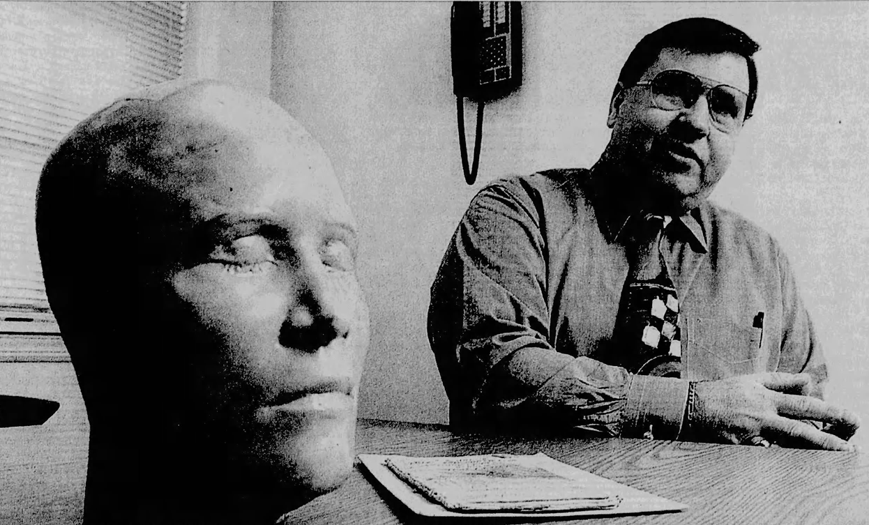 Antoine LeBlanc's death mask